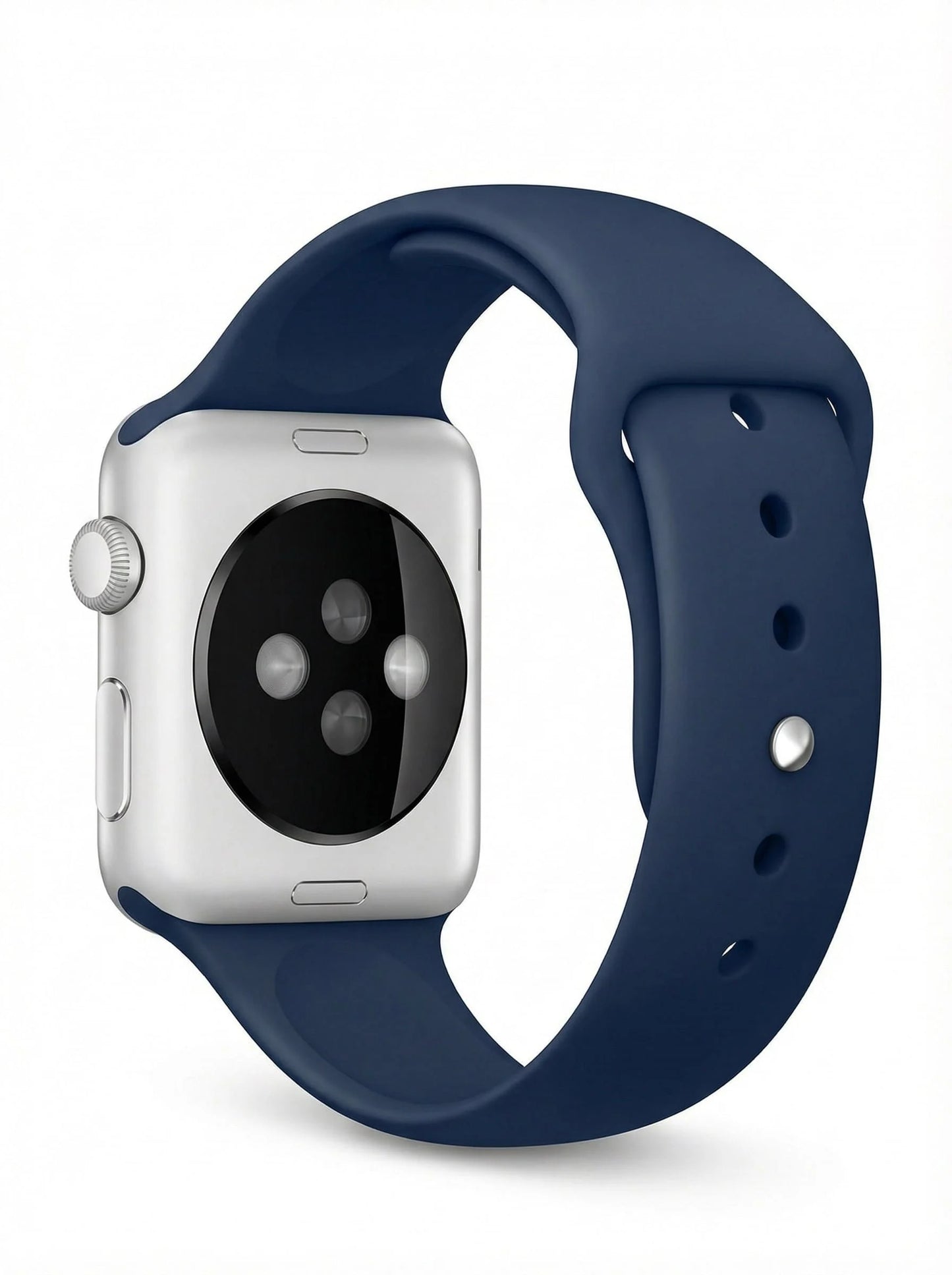 Blau Silikon Apple Watch — Detailansicht
