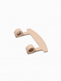 Handyketten Adapter Beige — matte Metall-Öse