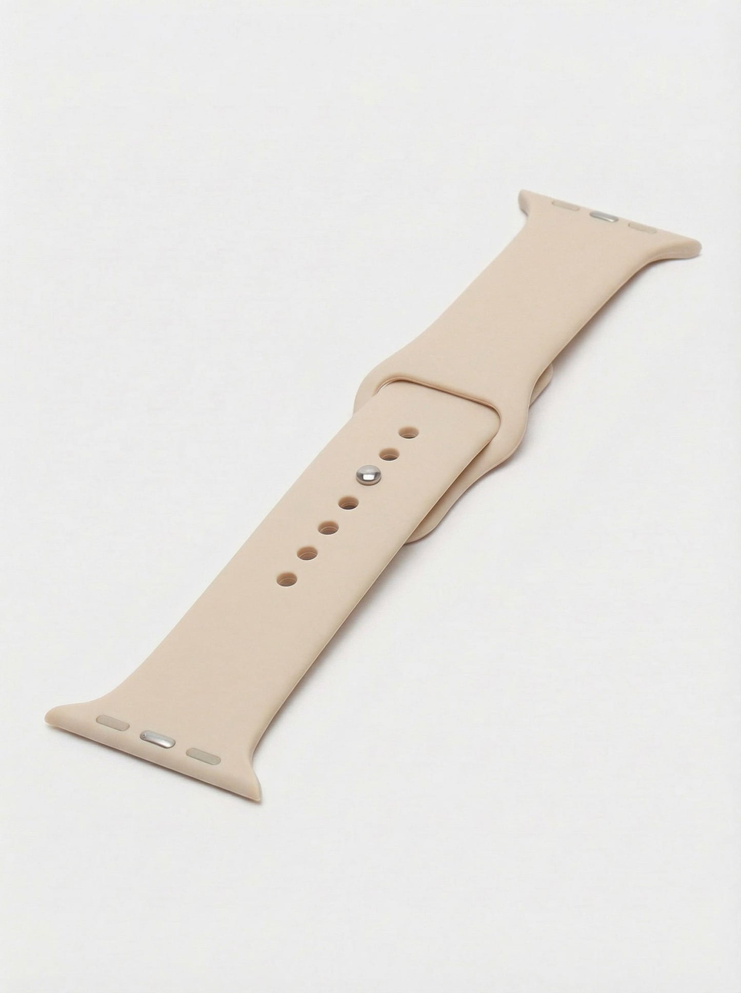 beige silikon armband Apple Watch
