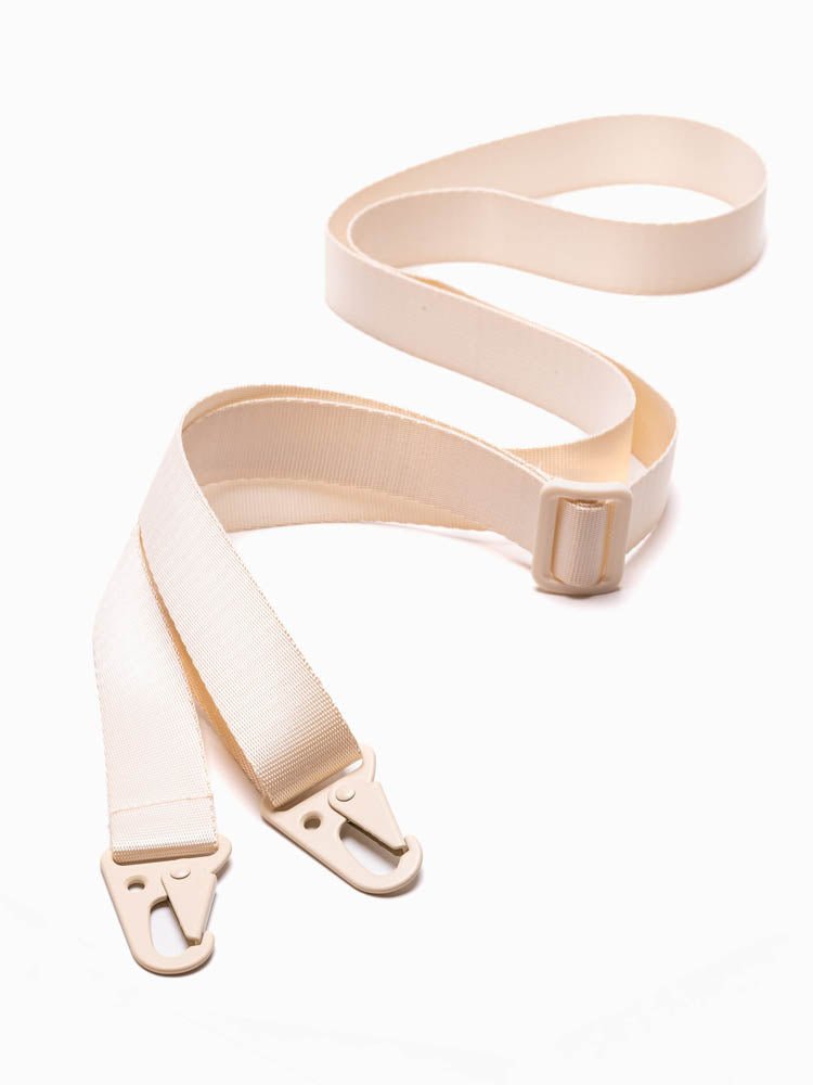Handyband mit Karabiner Sahara Beige - Susanno Cremefarbenes Handyband mit Karabiner – Universal und breites Umhängeband