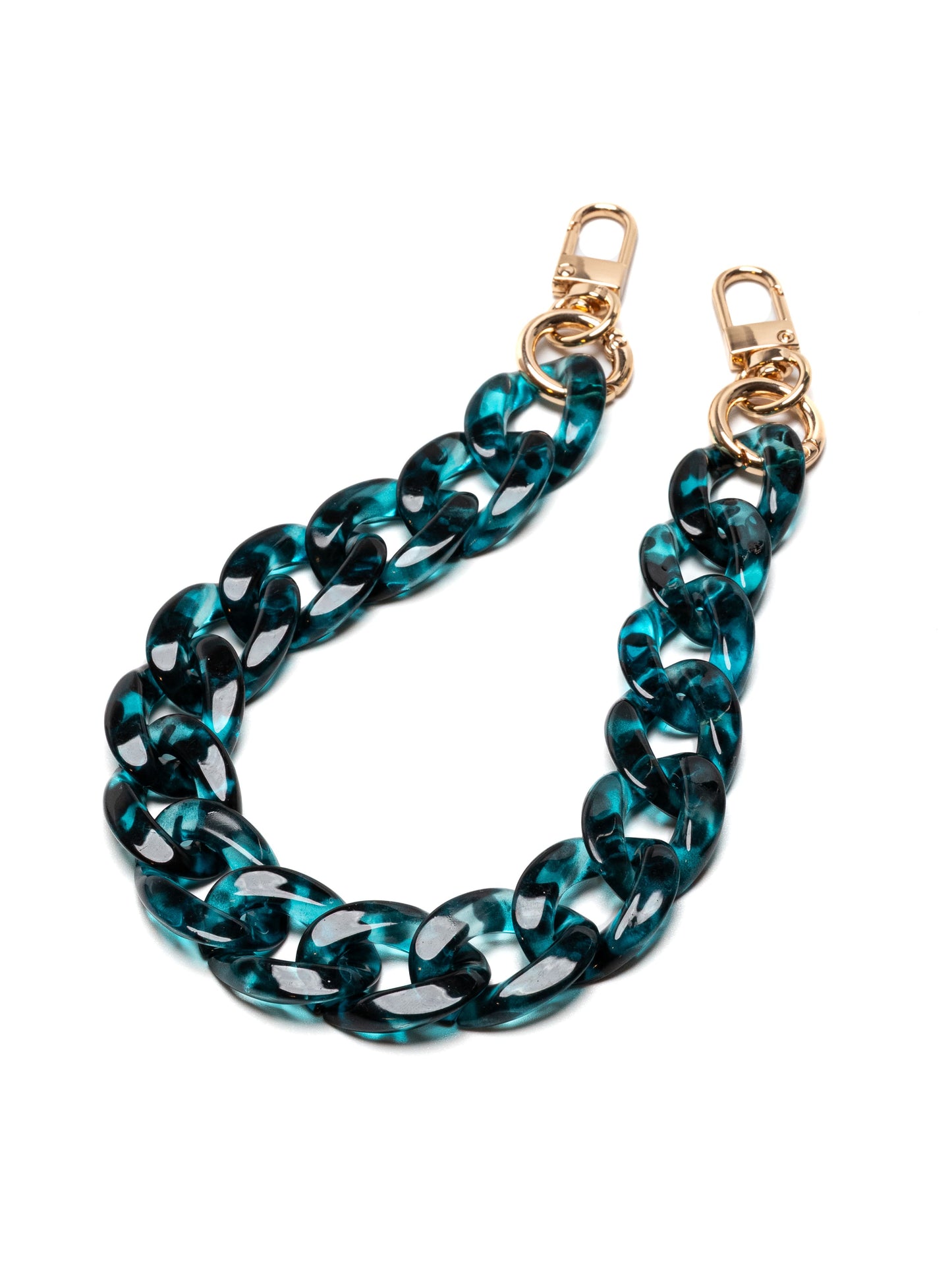 blaue Acryl handy kette