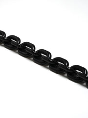 Handykette Deep Black - Susanno Schwarzes Handyband für iPhone 14 Pro, ausgestattet mit abnehmbarer Kette