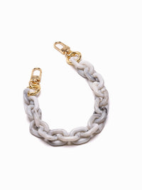Handykette Universal Marmor — weiß-grau