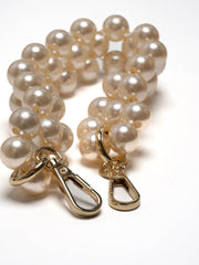 Handykette mit Perlen – Ivory Beige - Susanno Perlen Handykette Creme – Handykette mit Perlen zum Umhängen