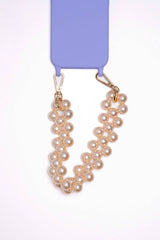 Handykette mit Perlen – Ivory Beige - Susanno Handy Kette Perlen Creme – Perlenhandykette aus cremefarbenen Perlen