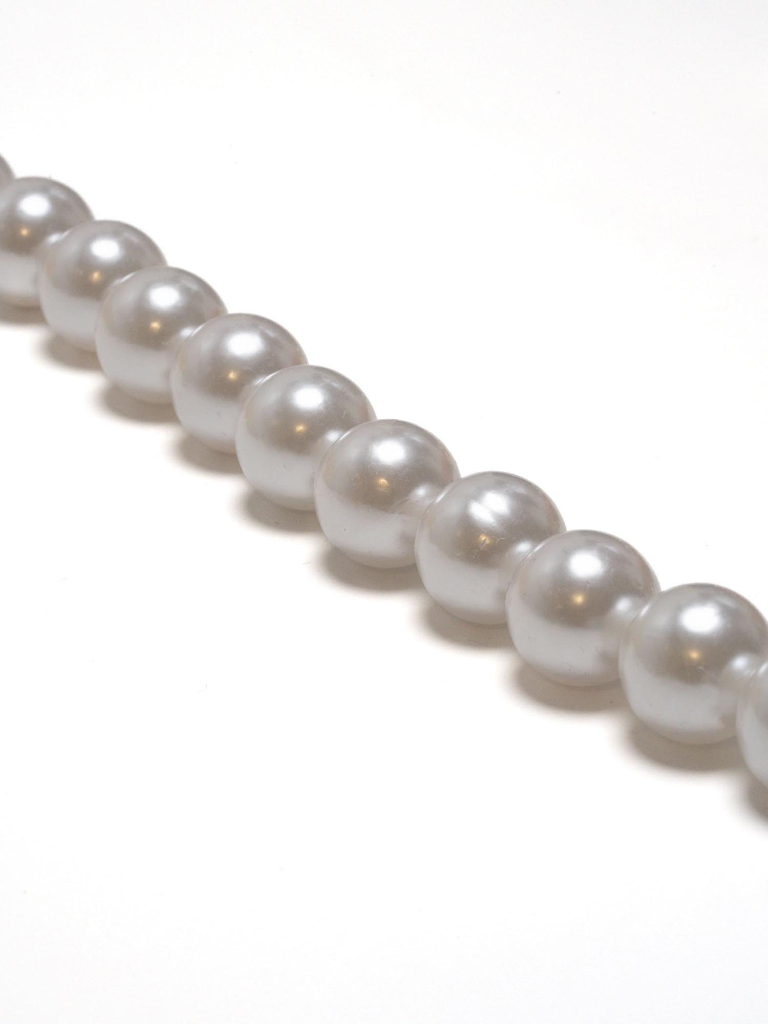 Handykette mit Perlen – Pearl White - Susanno Handykette mit Perlen – Pearl White