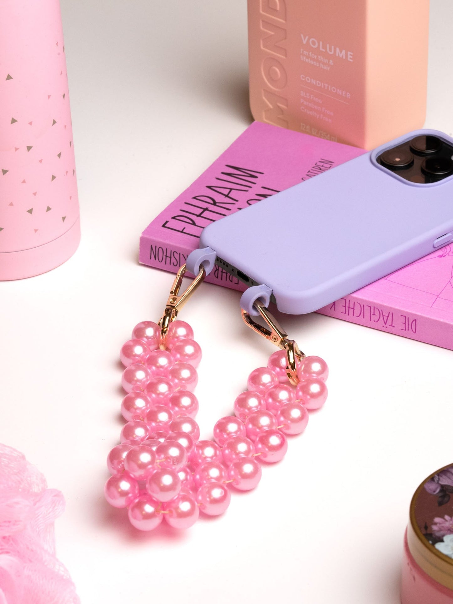 Handykette mit Perlen – Sweet Rose - Susanno Handykette mit Perlen – Sweet Rose - Susanno Handykette mit Perlen – Sweet Rose