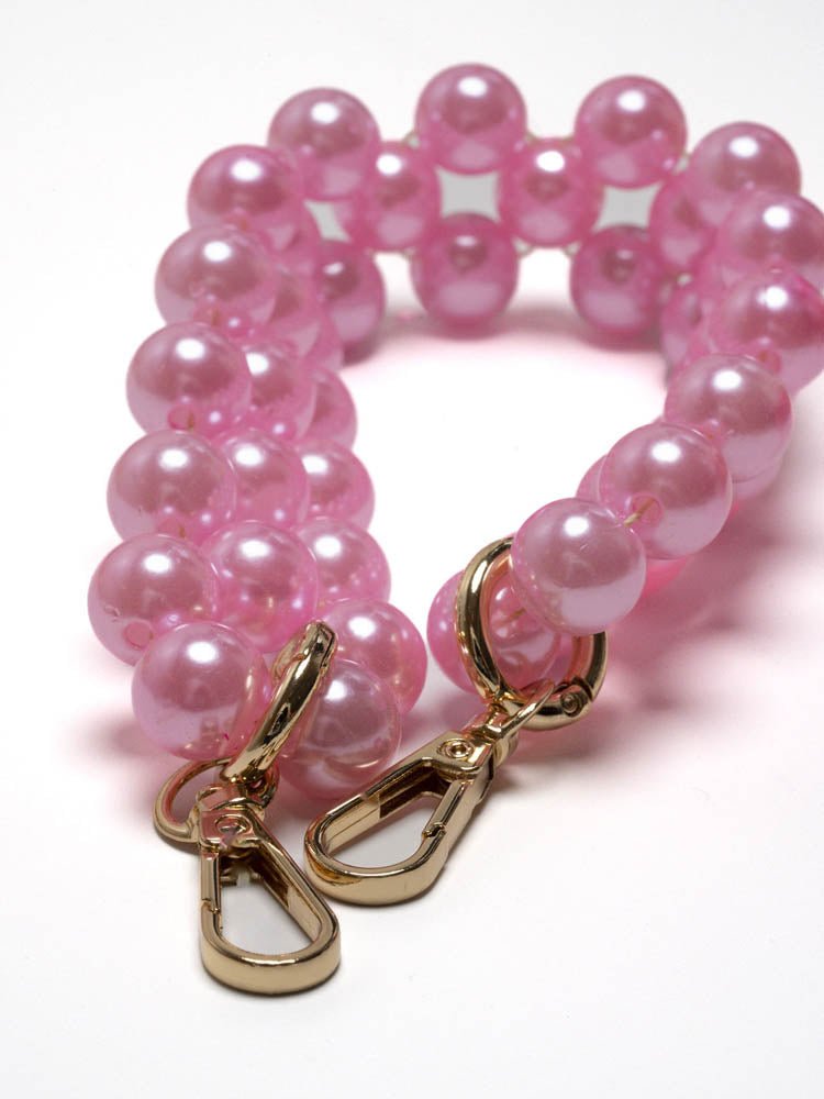 Handykette mit Perlen – Sweet Rose - Susanno Perlen Handykette Rosa – Handykette mit Perlen zum Umhängen