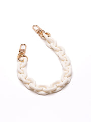 Handykette Pure White - Susanno Handykette in Weiß mit Kette, kompatibel mit iPhone 13 – edel und minimalistisch