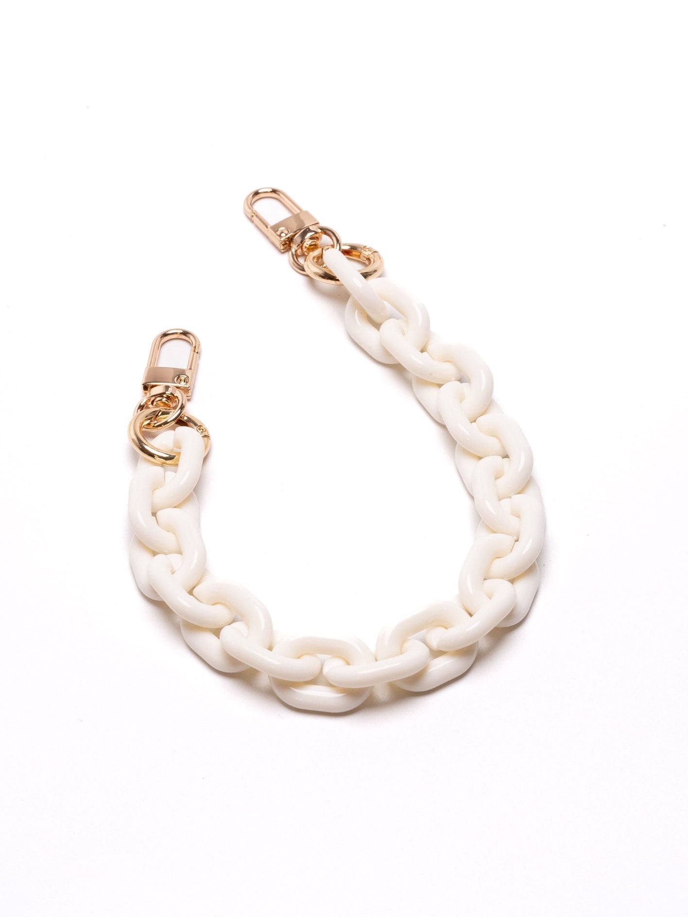 Handykette Pure White - Susanno weisse kurze handykette für iPhone 15 und samsung s24