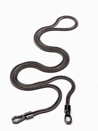 Handykette schwarz gold - Susanno Stylische Handykette schwarz für iPhone 14 Pro, robuste Handyhülle mit Kette in Schwarz