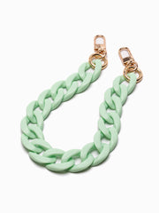 Handykette Shorty Mintgreen - Susanno Mintfarbene Handykette mit Karabiner für Handyband zum Umhängen