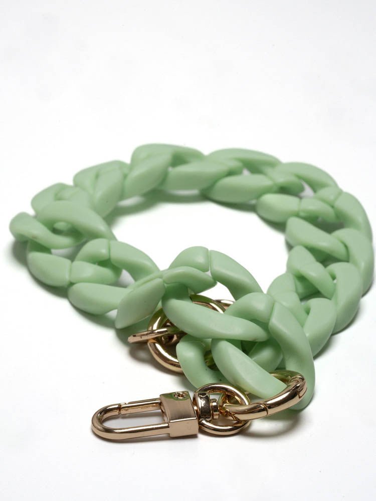 Handykette Shorty Mintgreen - Susanno Mintgrüne Handykette – Kompatibel mit Samsung und iPhone, mit Band zum Umhängen