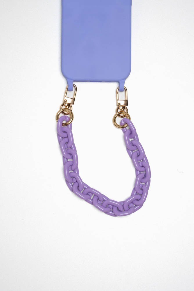 Handykette Sweet Lila - Susanno Handyband in Lila für iPhone 11 Pro, ausgestattet mit abnehmbarer Kette