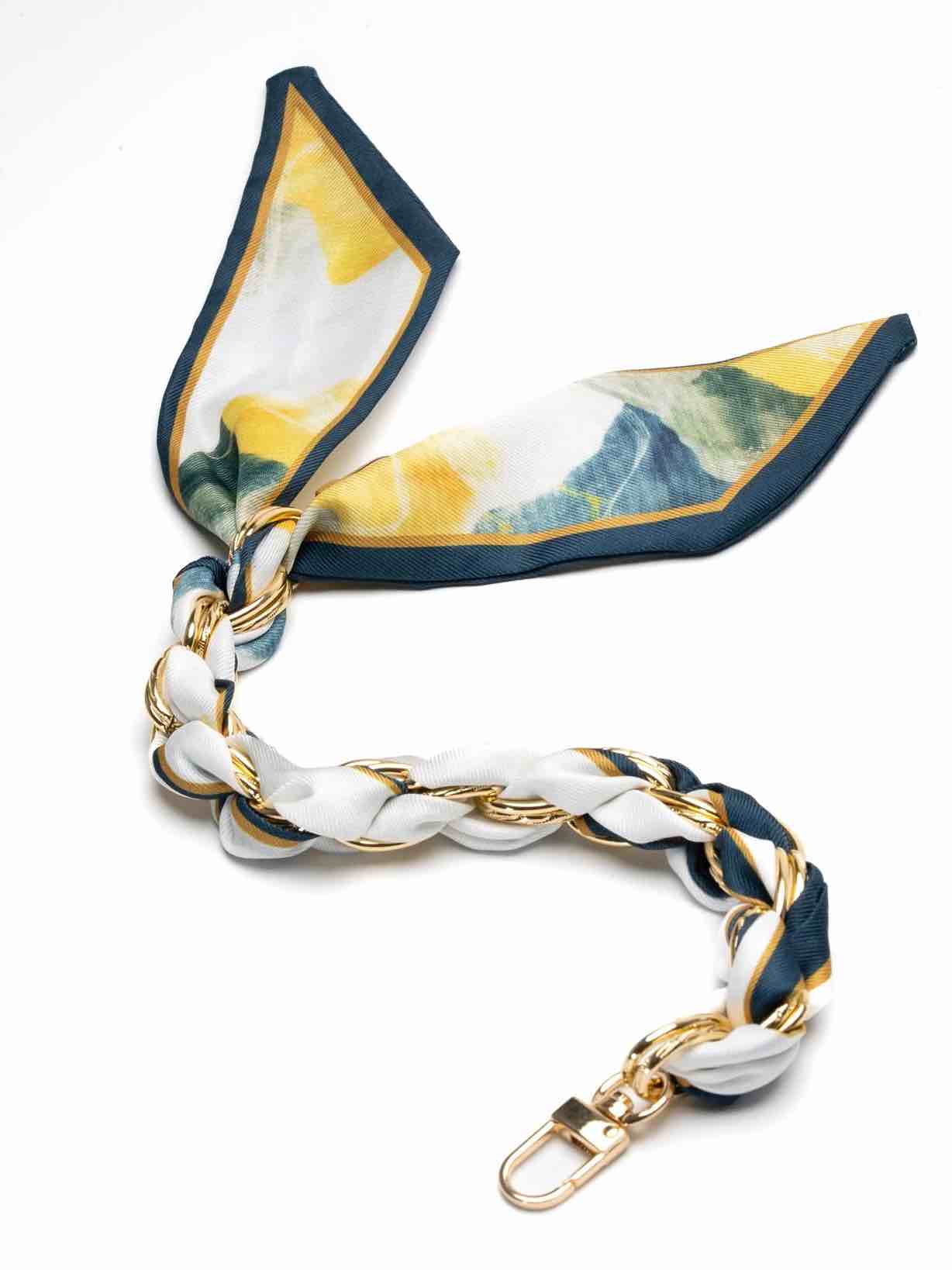 Handykette TuchEditon | Amalfi - Susanno Handyketten TuchEdition Amalfi gelb und blau