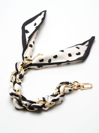 Handykette TuchEditon | Dalmatiner - Susanno kurze handykette mit softtouch schwarz weiss