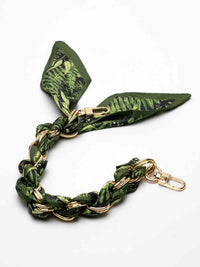 Handykette TuchEditon | Jungle - Susanno kurze Handybänder mit softtouch grün