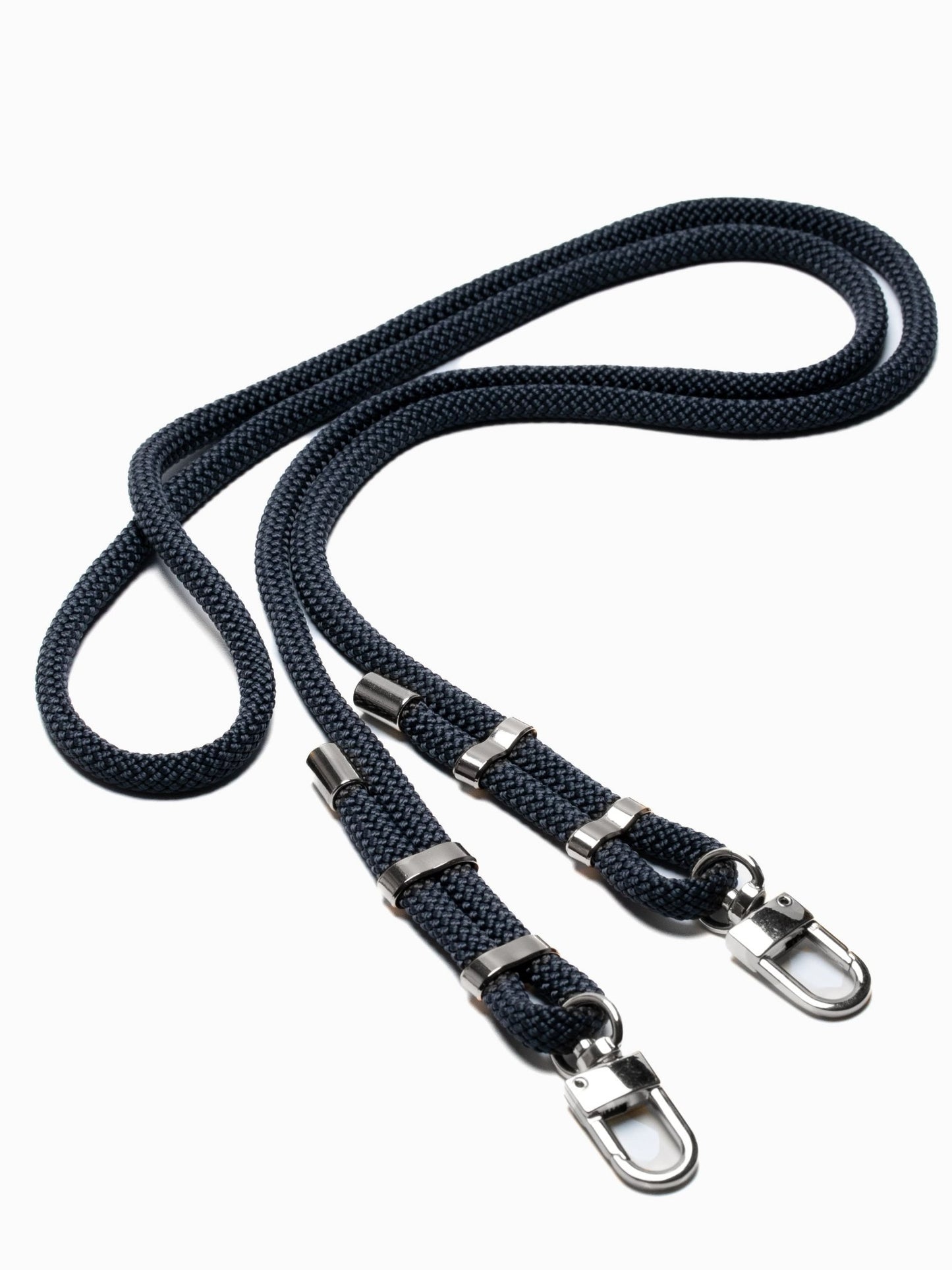 Handykordel Anthrazit - Silber - Susanno 