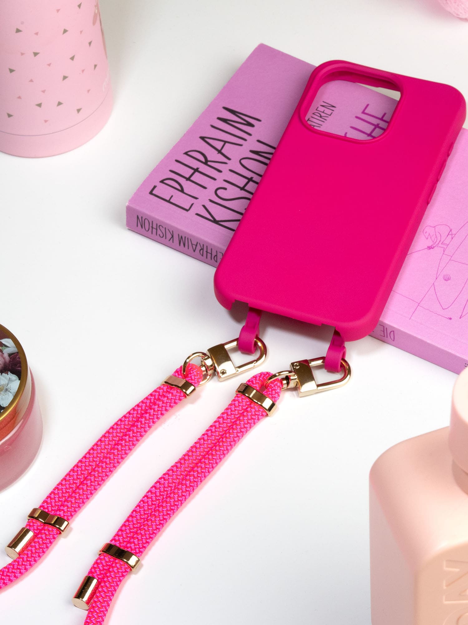 Handykordel Pink Power - Susanno Handykordel Pink Power