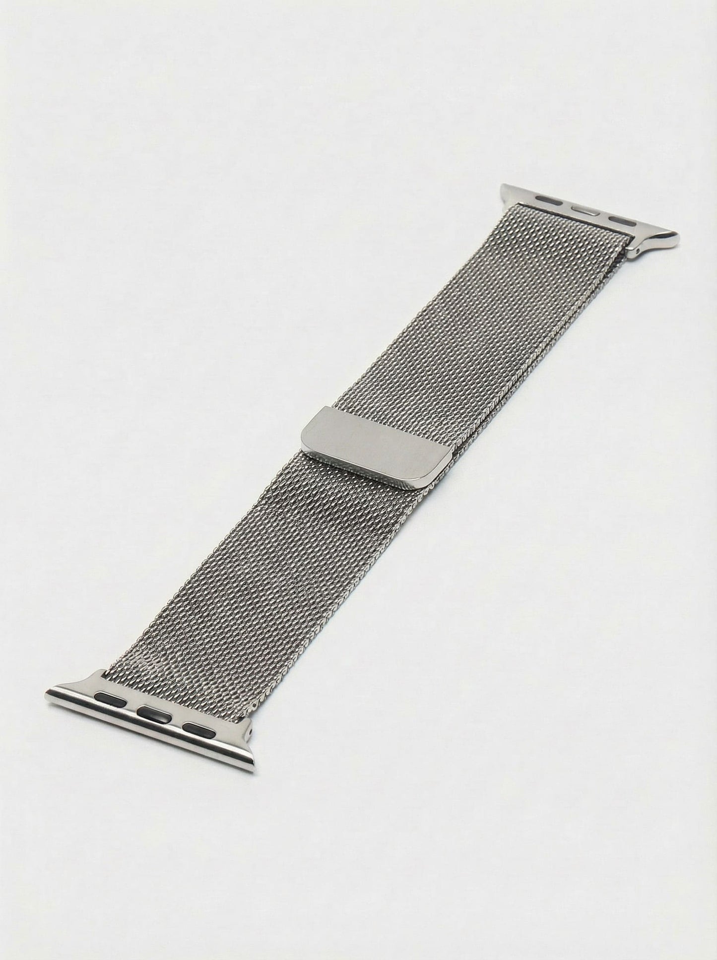 Apple Watch Milanaise Armband Silber — Edelstahl