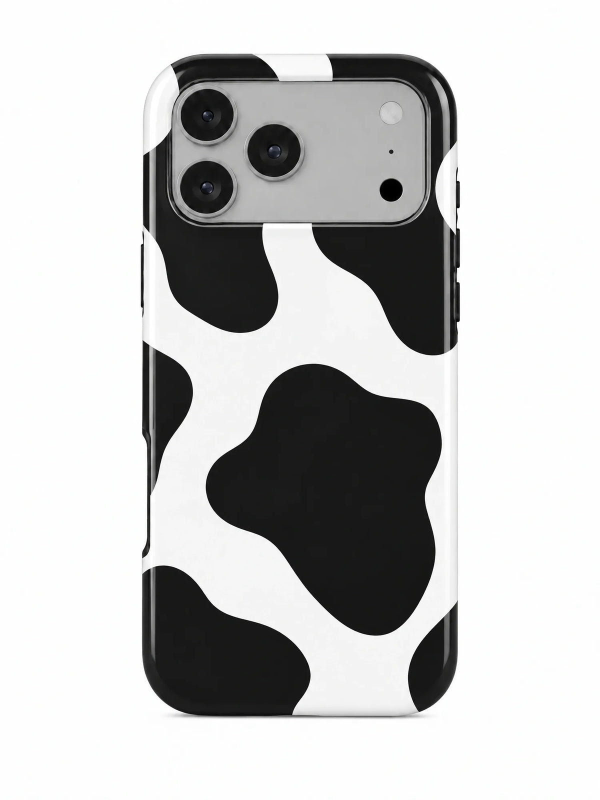 Kuhflecken Handyhülle für iPhone 18 Pro Max mit Öse für die Handykette