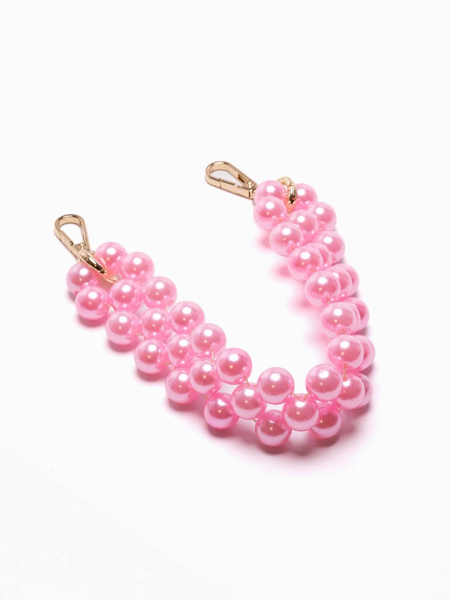 Handykette mit Perlen – Sweet Rose - Susanno kurze Handykette mit Perlen in rosa für arm