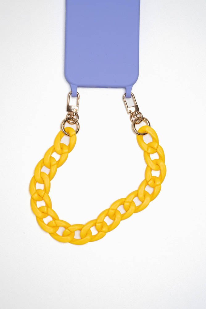 Handykette Shorty Zitronengelb - Susanno Handykette Shorty Zitronengelb - Susanno Gelbes Handyband – Zum Umhängen, passend für iPhone 13 und Samsung