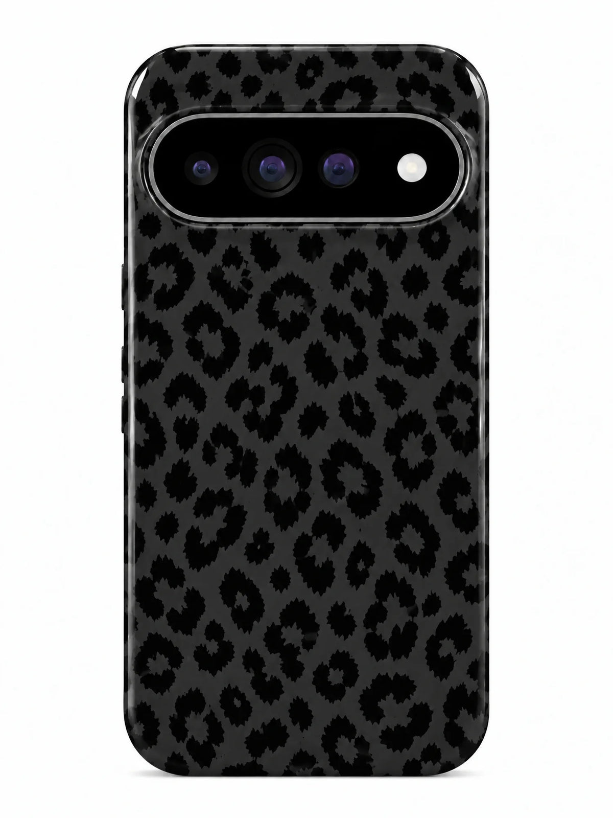 Leo Schwarz Handyhülle für Google Pixel 9 Pro mit Öse für die Handykette