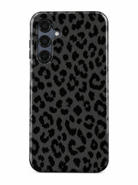 Leo Schwarz Handyhülle für Samsung Galaxy A15 mit Öse für die Handykette