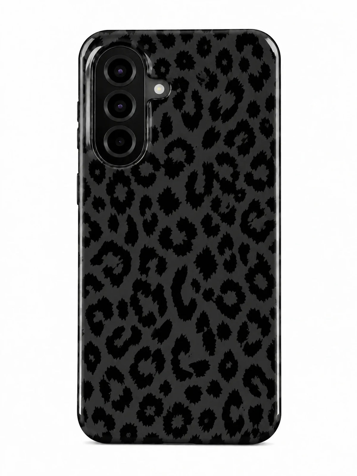Leo Schwarz Handyhülle für Samsung Galaxy A26 5G mit Öse für die Handykette