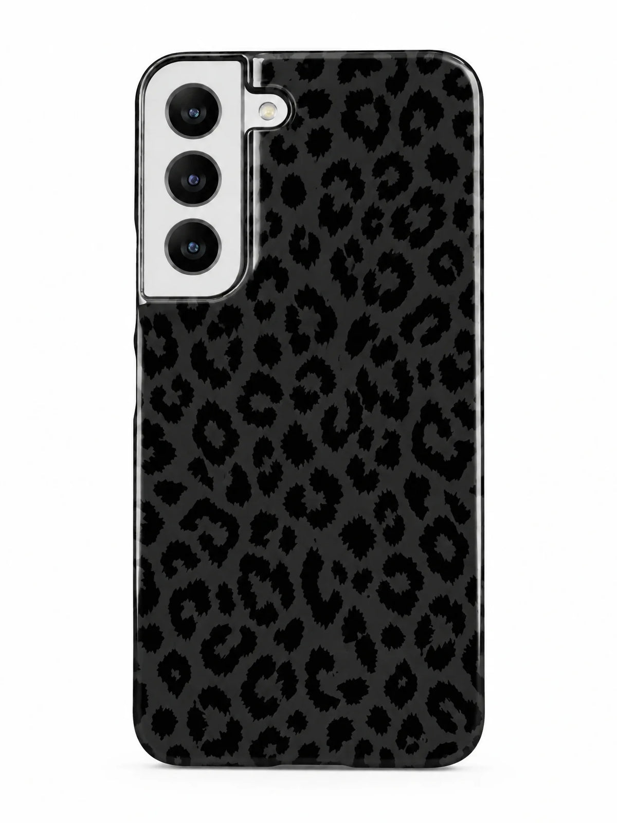 Leo Schwarz Handyhülle für Samsung Galaxy S22 mit Öse für die Handykette