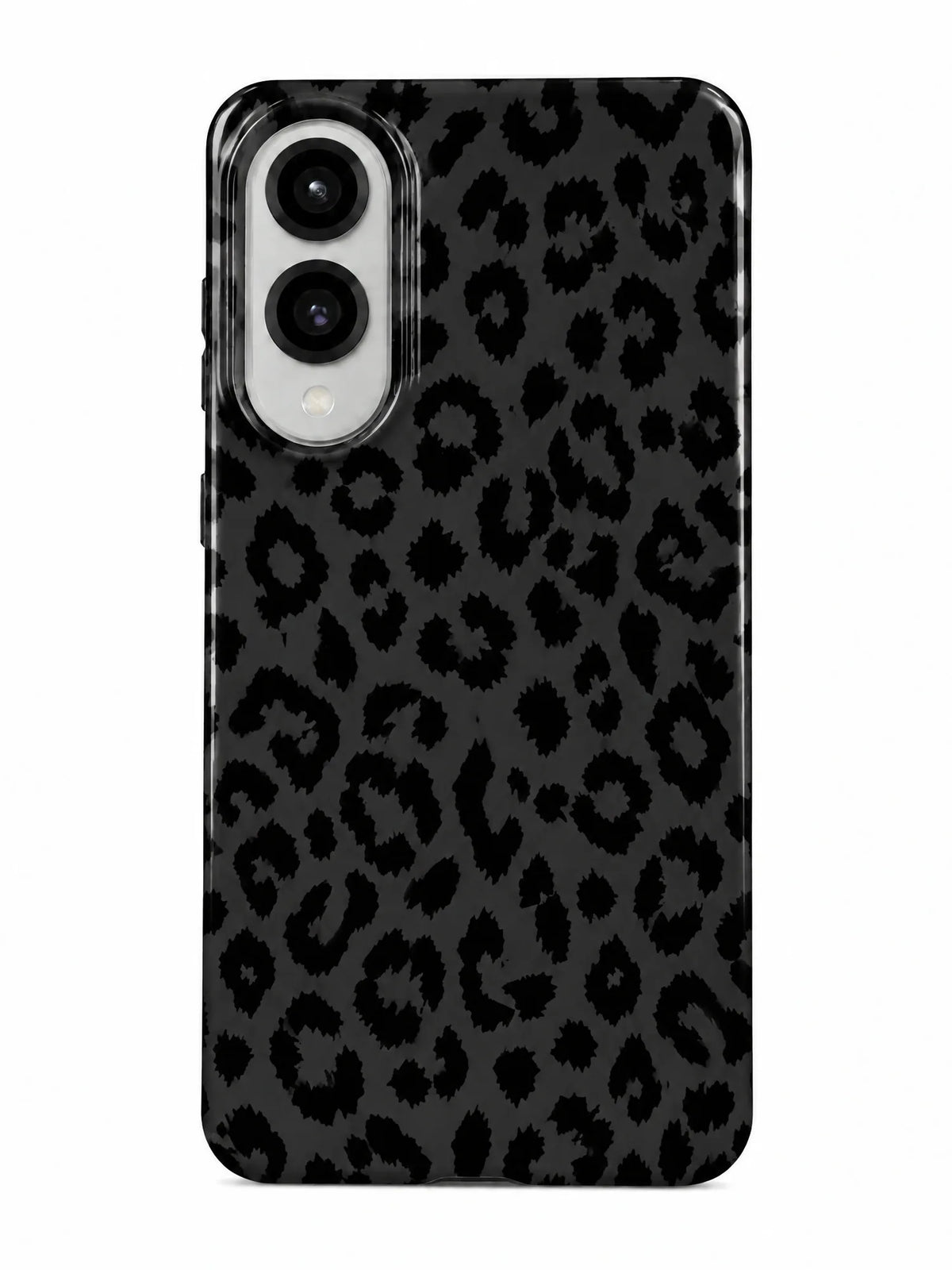 Leo Schwarz Handyhülle für Samsung Galaxy S25 Edge mit Öse für die Handykette