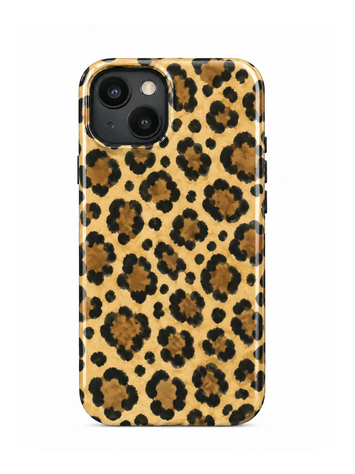 Leo Sketch Handyhülle für iPhone 15 mit Öse für die Handykette
