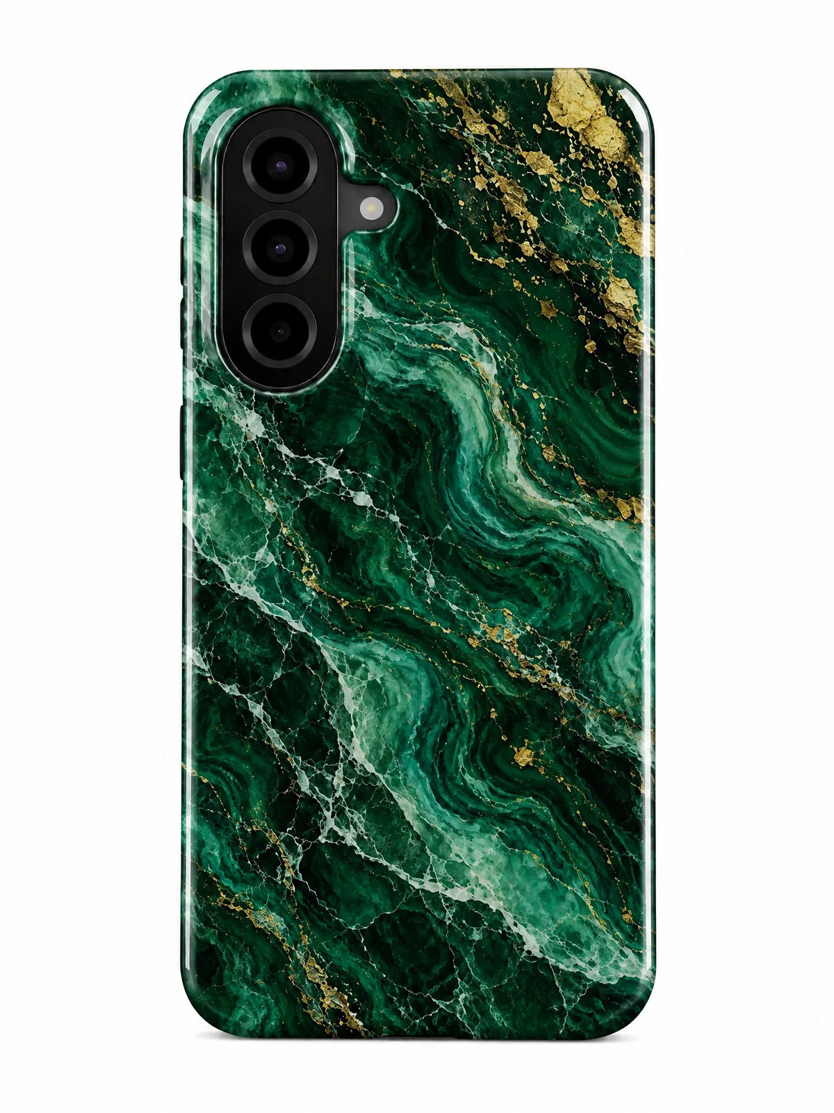 Marmor Smaragd Handyhülle für Samsung Galaxy A36 5G mit Öse für die Handykette