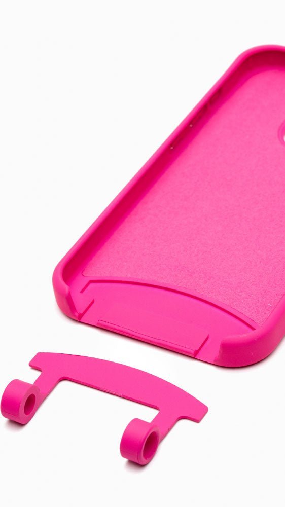 Power Pink Magsafe Handyhülle mit Ösen - Susanno handyhülle mit kette für iPhone 15 pro