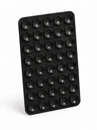 Saugnapf Handyhalterung Schwarz – Silikon-Pad mit 40 Saugnäpfen