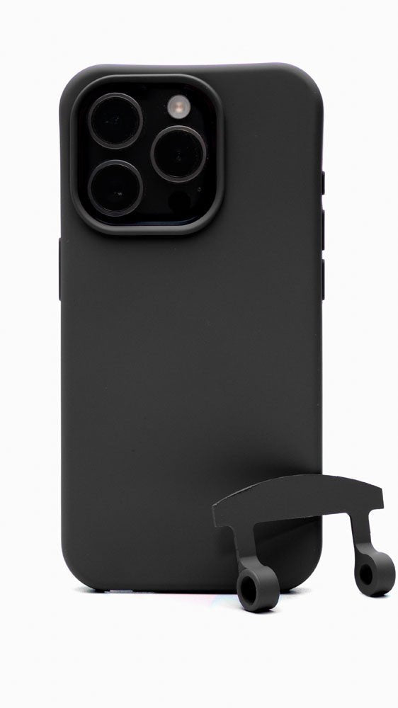 Onyx Handyhülle mit Ösen - Susanno iPhone 15 pro hülle mit band magsafe