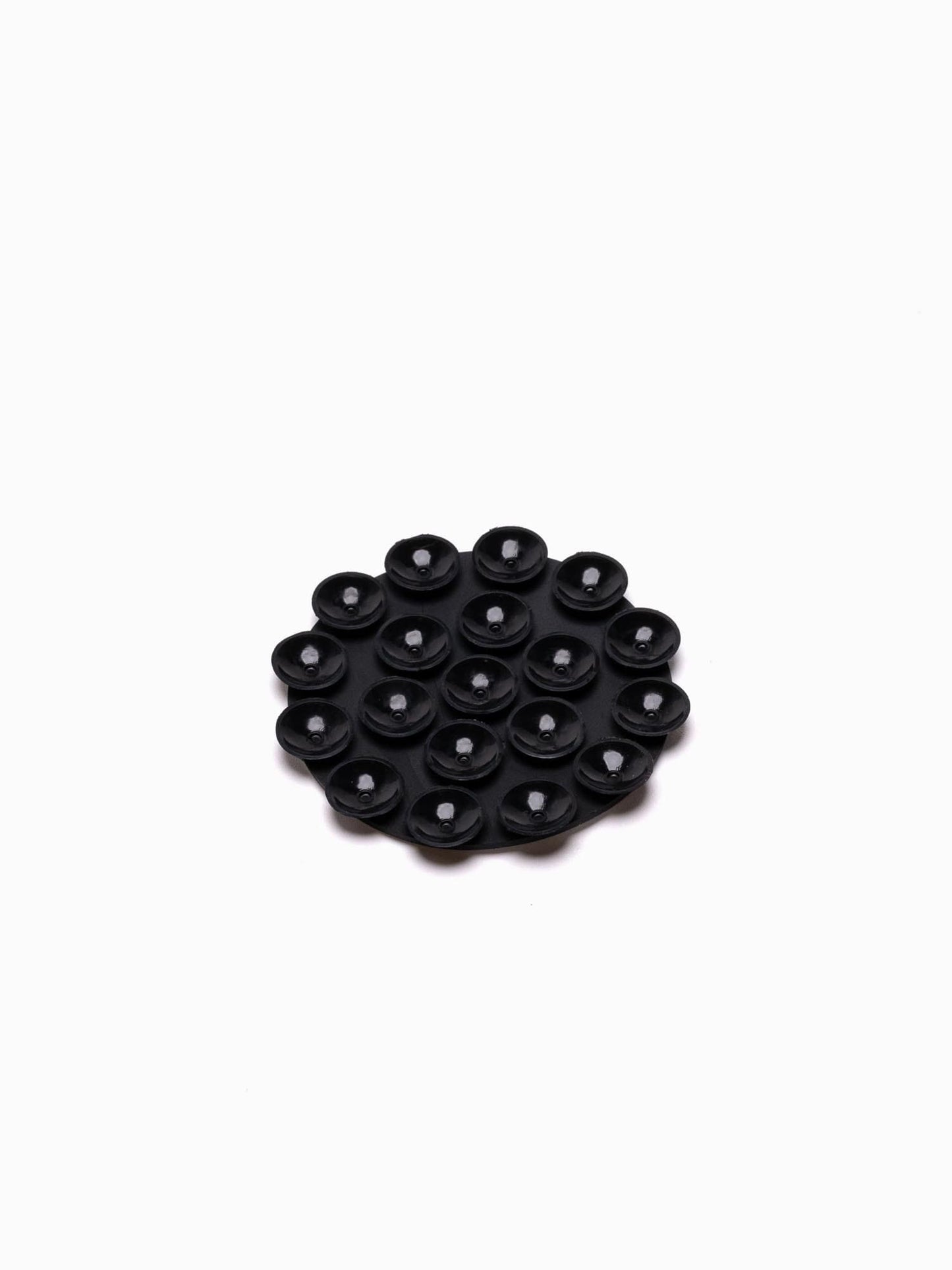 schwarze Silikon Saugnapf Handyhalterung (Suck Button)