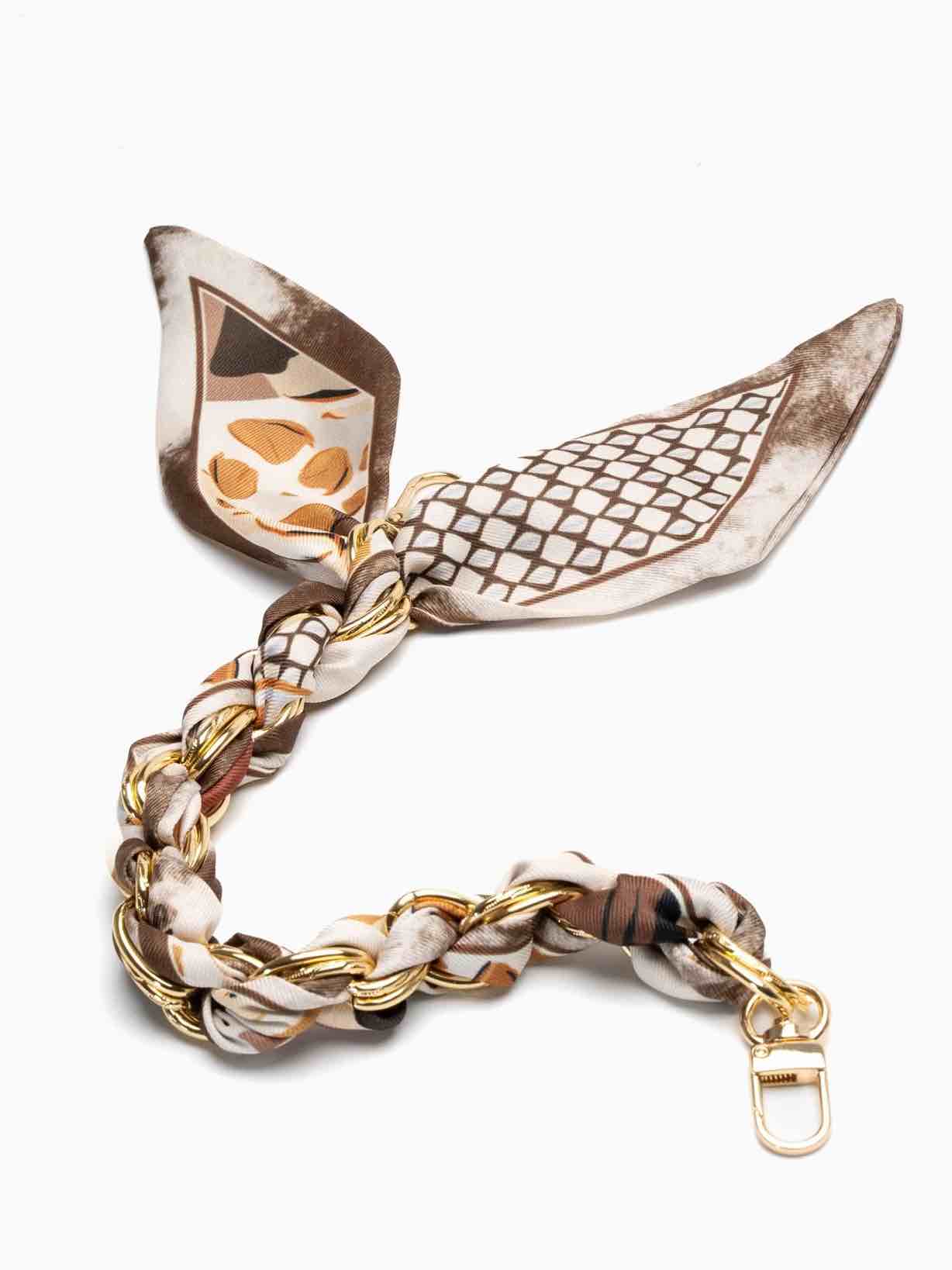 iPhone 15 pro handykette in braun