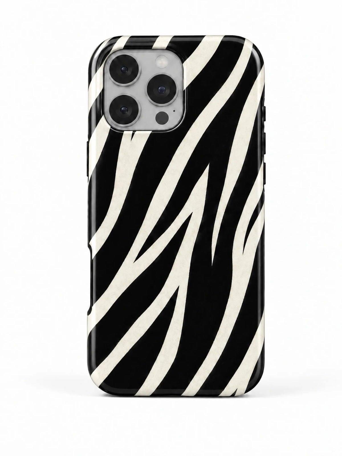 Zebra Handyhülle für iPhone 14 Pro mit Öse für die Handykette