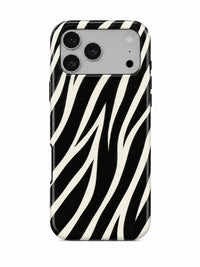 Zebra Handyhülle für iPhone 18 Pro Max mit Öse für die Handykette