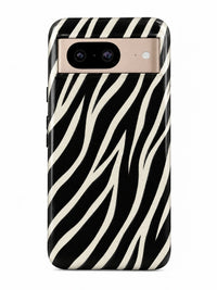 Zebra Handyhülle für Google Pixel 8a mit Öse für die Handykette