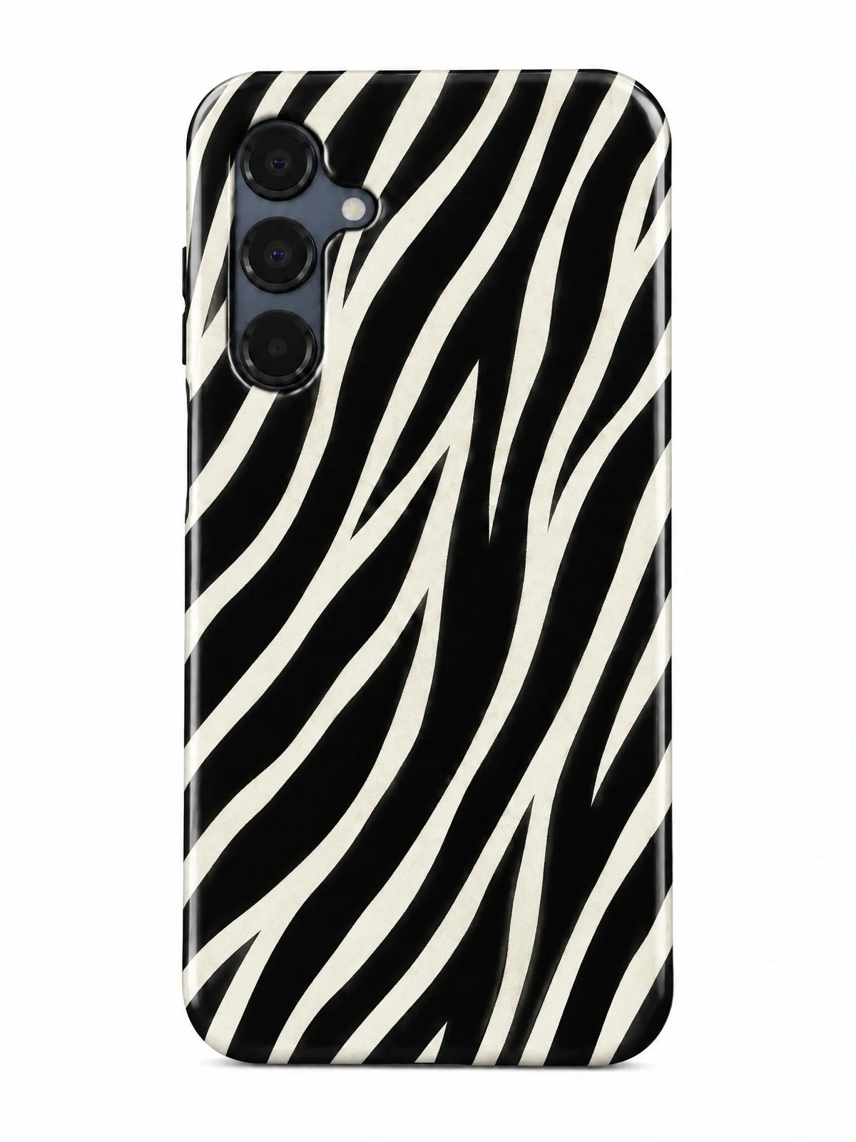 Zebra Handyhülle für Samsung Galaxy A55 5G mit Öse für die Handykette