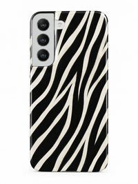 Zebra Handyhülle für Samsung Galaxy S22 mit Öse für die Handykette
