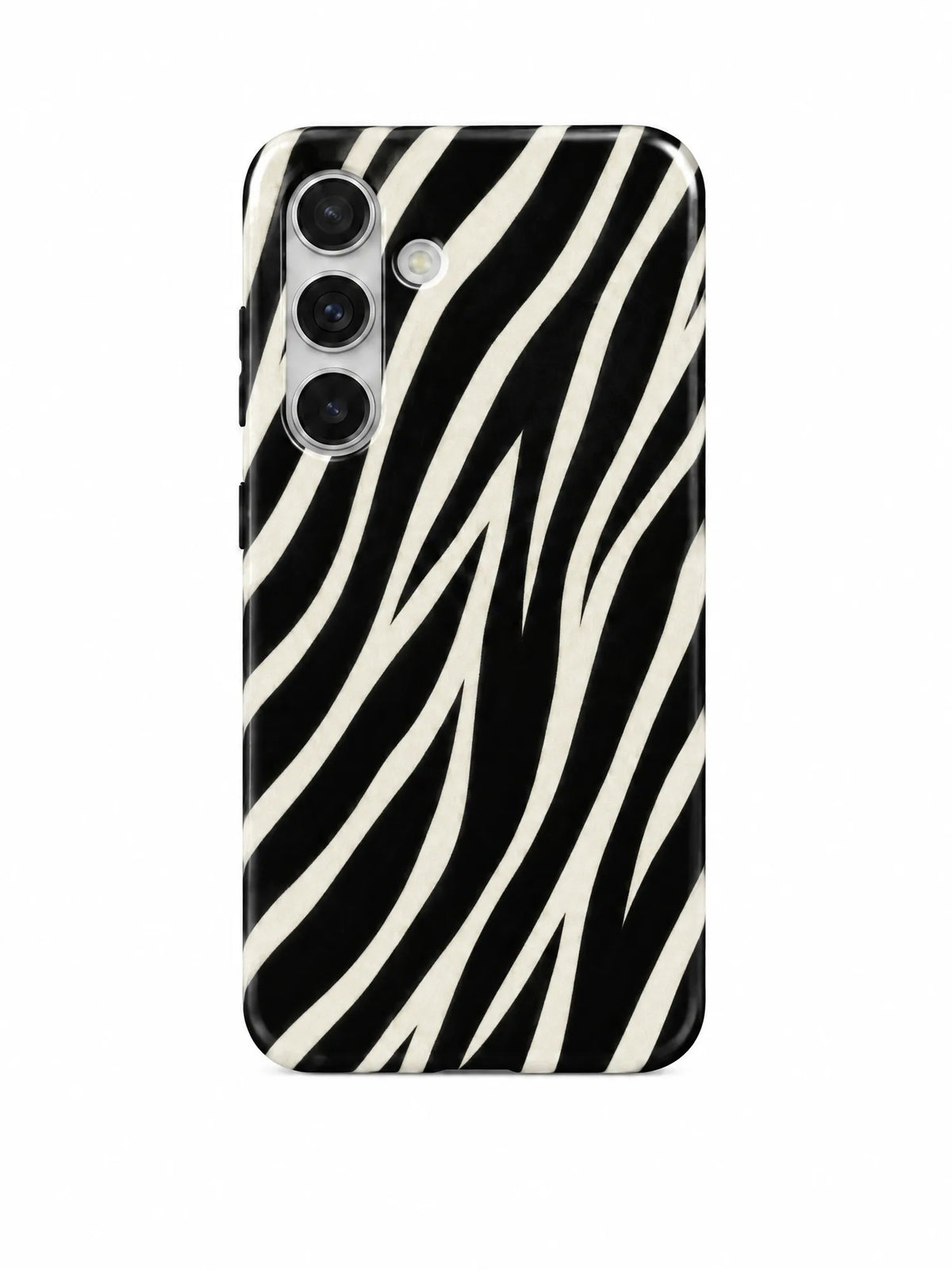 Zebra Handyhülle für Samsung Galaxy S24 mit Öse für die Handykette